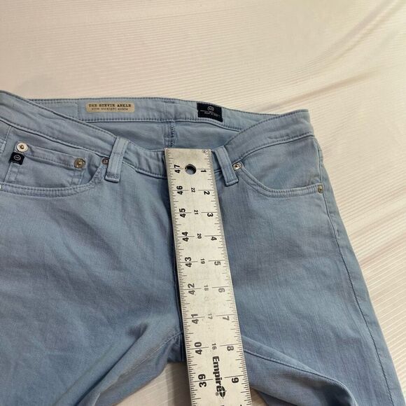 NWT Adriano Goldschmied The Stevie Ankle Slim Straight Blue Denim Jeans Size 26 - Picture 3 of 9